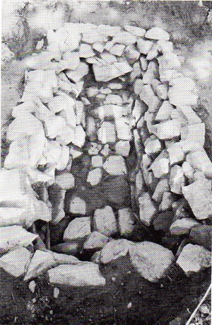 奥１１号墓の竪穴式石室